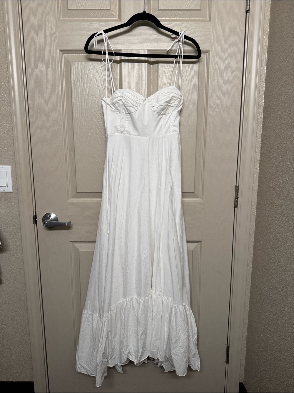 Zara | ZW Collection Ruffled Poplin Dress in Size Small